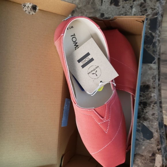 Toms Womens Alpargata Pink Multi Gradient Canvas Organic Cotton 7.5 - Picture 4 of 4